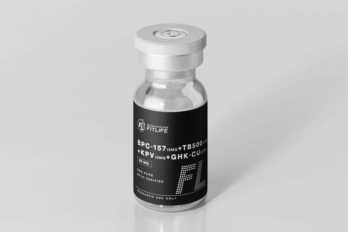 MEZCLA BPC-157 10MG + TB500 10MG + KPV 10MG + GHK-CU 50MG