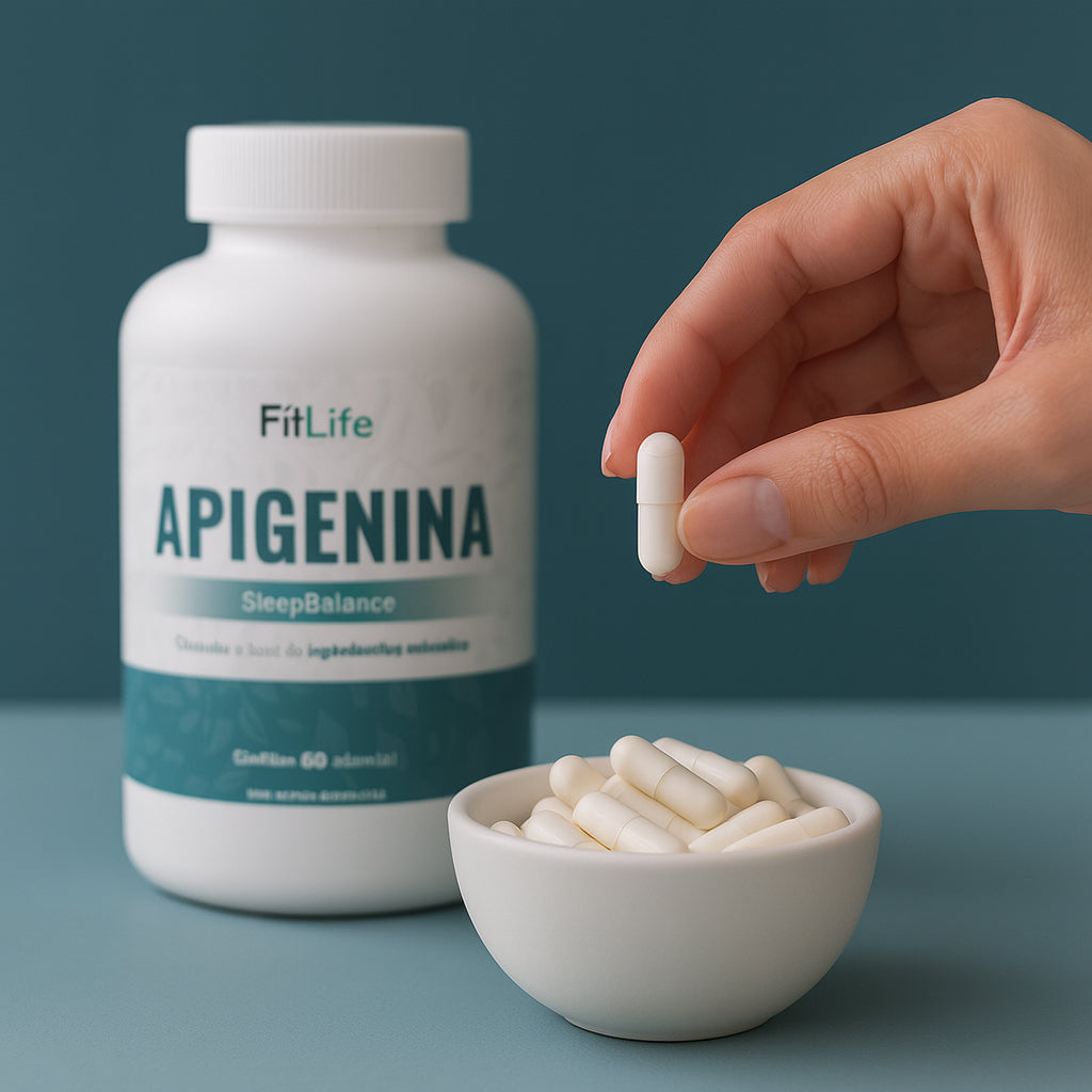 Apigenina 50mg 60 cápsulas<br>Sueño profundo | Antiestrés natural
