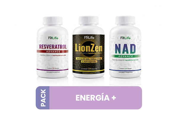 Pack Energía+ 360 cápsulas<br>Vitalidad, enfoque y antienvejecimiento
