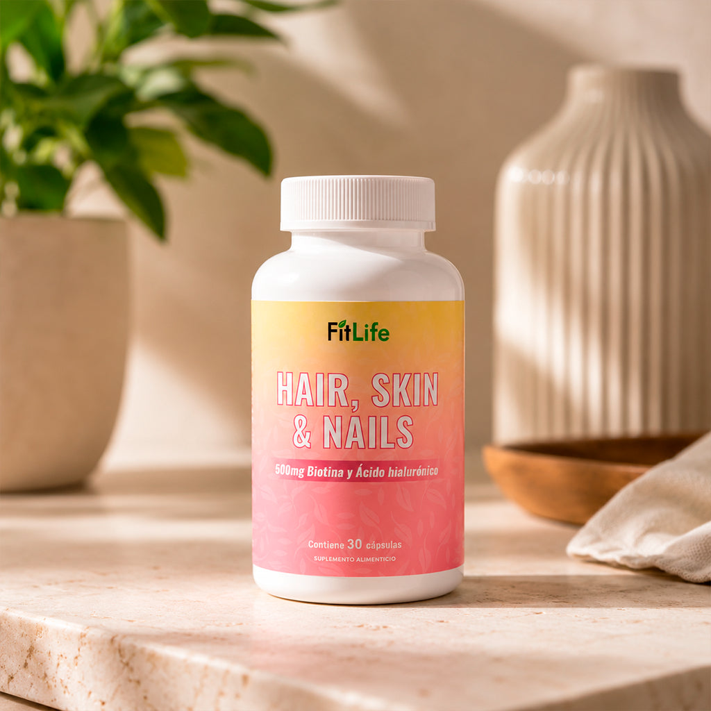 Hair, Skin & Nails Biotin 5,000 mcg 30 cápsulas<br>Cabello, piel y uñas | Belleza integral