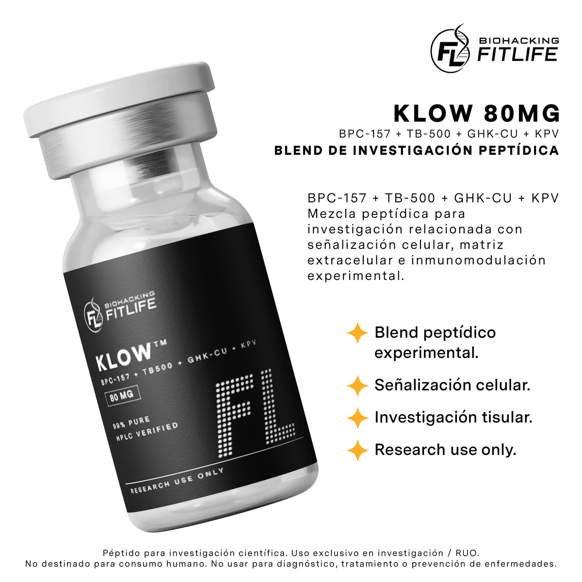 MEZCLA BPC-157 10MG + TB500 10MG + KPV 10MG + GHK-CU 50MG