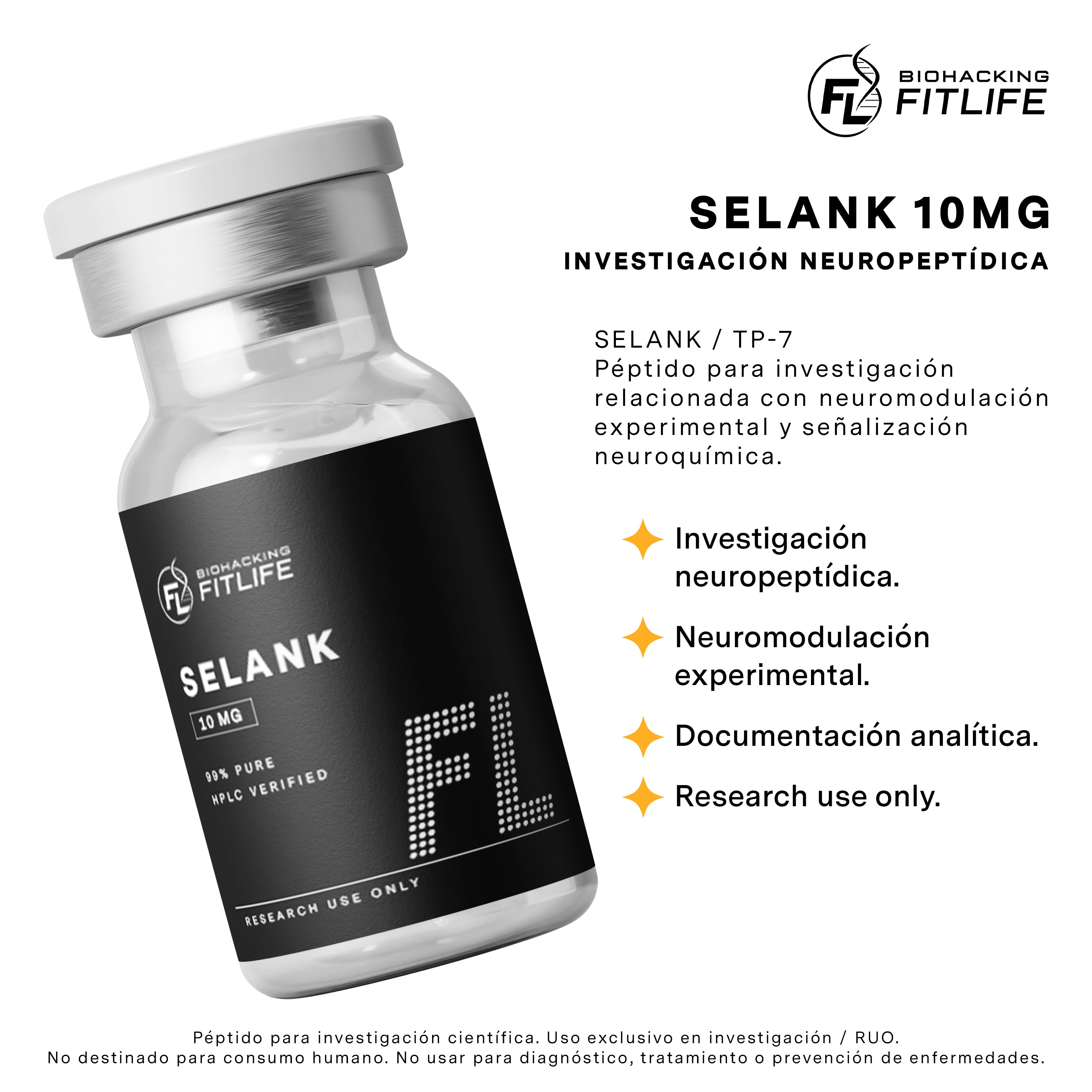 SELANK 10MG | Investigación Neuropeptídica