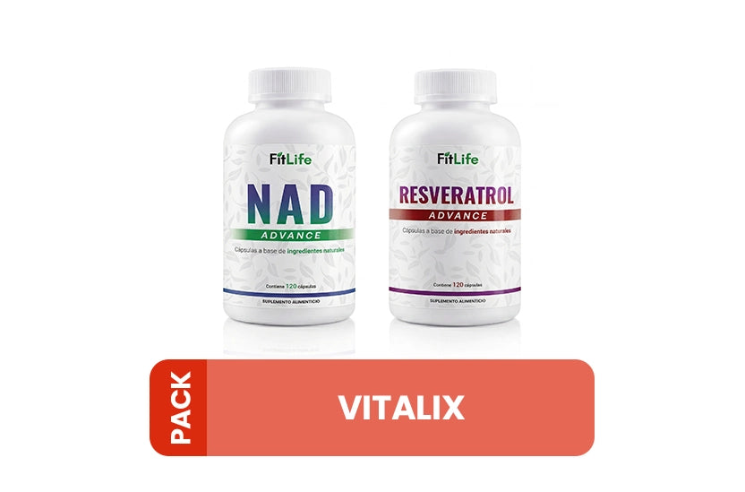 Pack Vitalix 240 cápsulas<br>Vitalidad celular y antienvejecimiento
