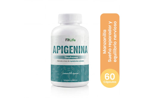 Apigenina 50mg 60 cápsulas<br>Sueño profundo | Antiestrés natural