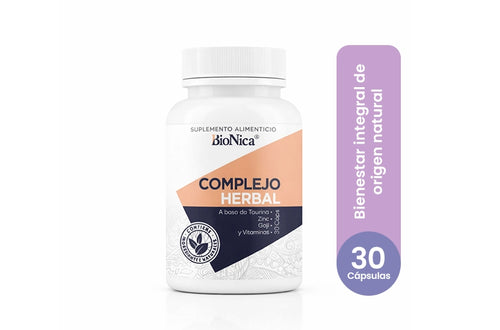 Complejo Herbal Biónica 30 cápsulas<br>Energía y metabolismo | Bienestar integral