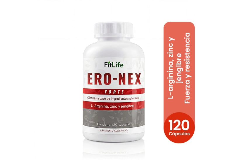 Ero - Nex 500mg 120 cápsulas L Arginina<br>Vitalidad masculina | Energía y circulación