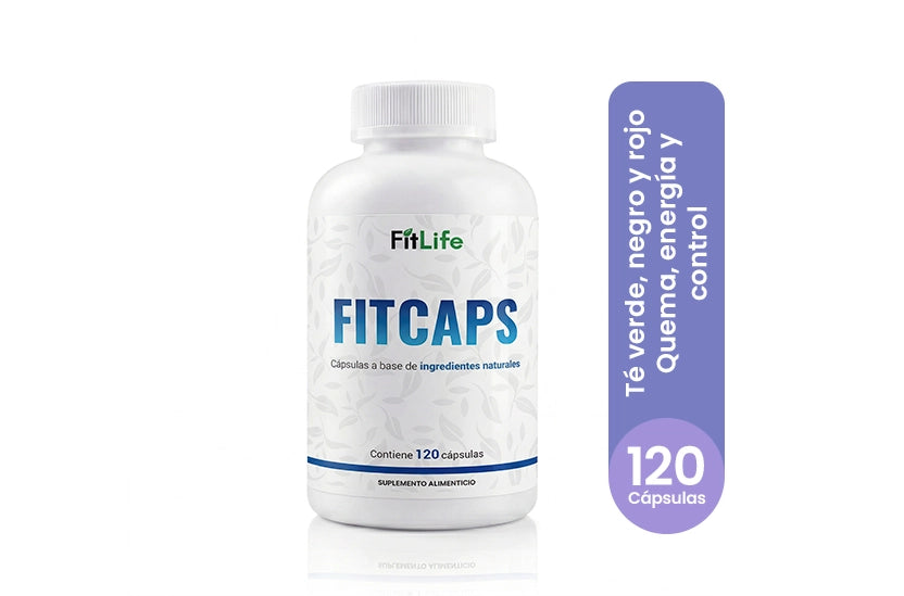 FitCaps 500mg 120 cápsulas <br> Control de peso | Metabolismo activo
