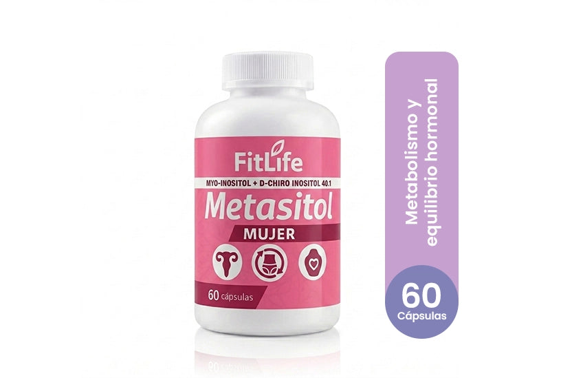 Metasitol Mujer 40:1 500mg 60 cápsulas<br>Equilibrio hormonal | SOP y metabolismo
