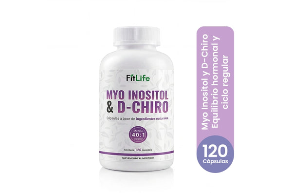 Myo Inositol & D-Chiro 615 mg 40:1  120 cápsulas<br>Equilibrio hormonal | Salud femenina