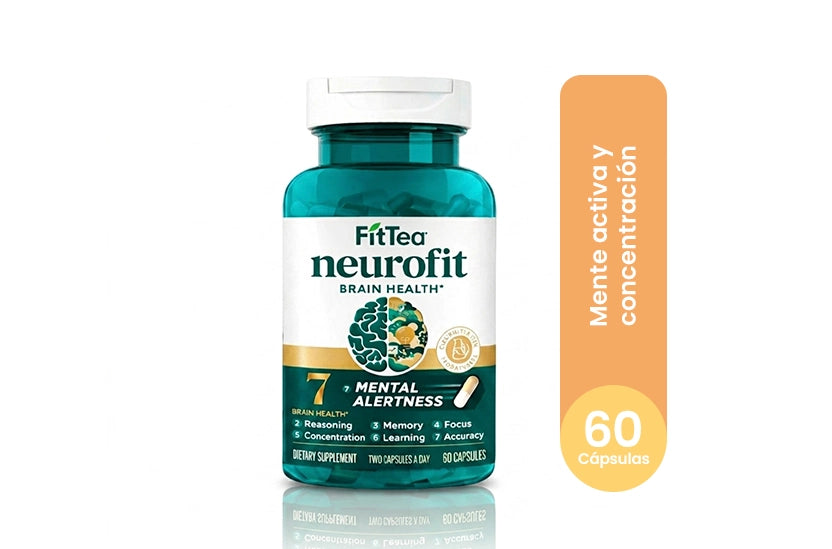 Neurofit 500mg 60 cápsulas | Memoria y concentración | Rendimiento mental