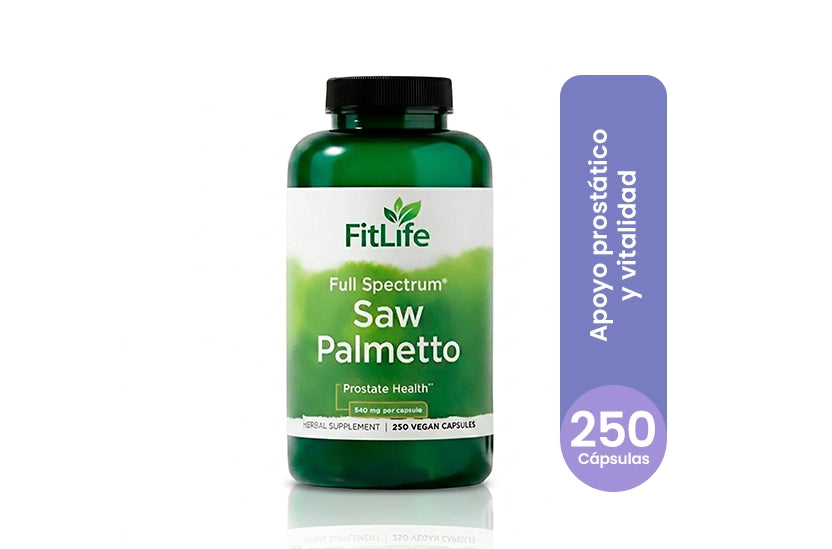 Saw Palmetto 250 cápsulas<br>Salud prostática | Sistema urinario masculino
